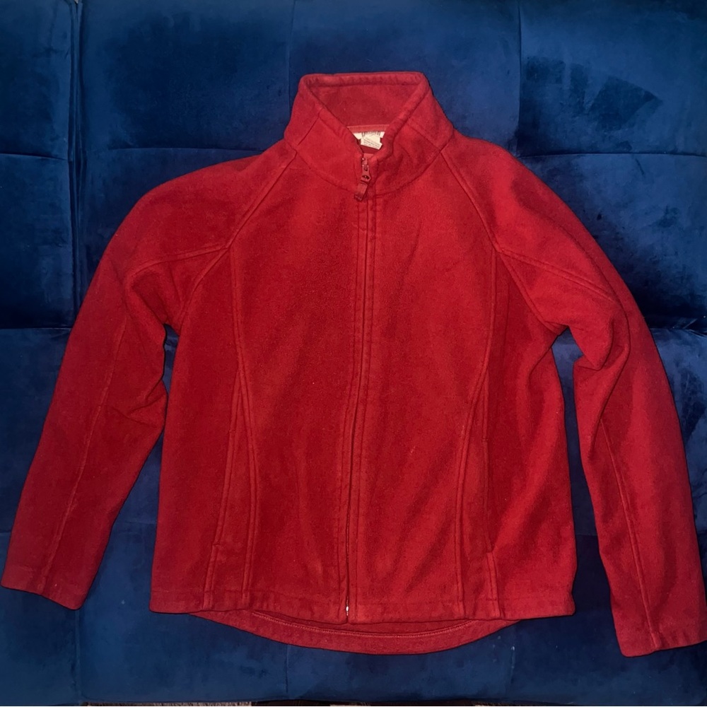 Duluth Trading Co Red Fleece Jacket Men’s Size Medium